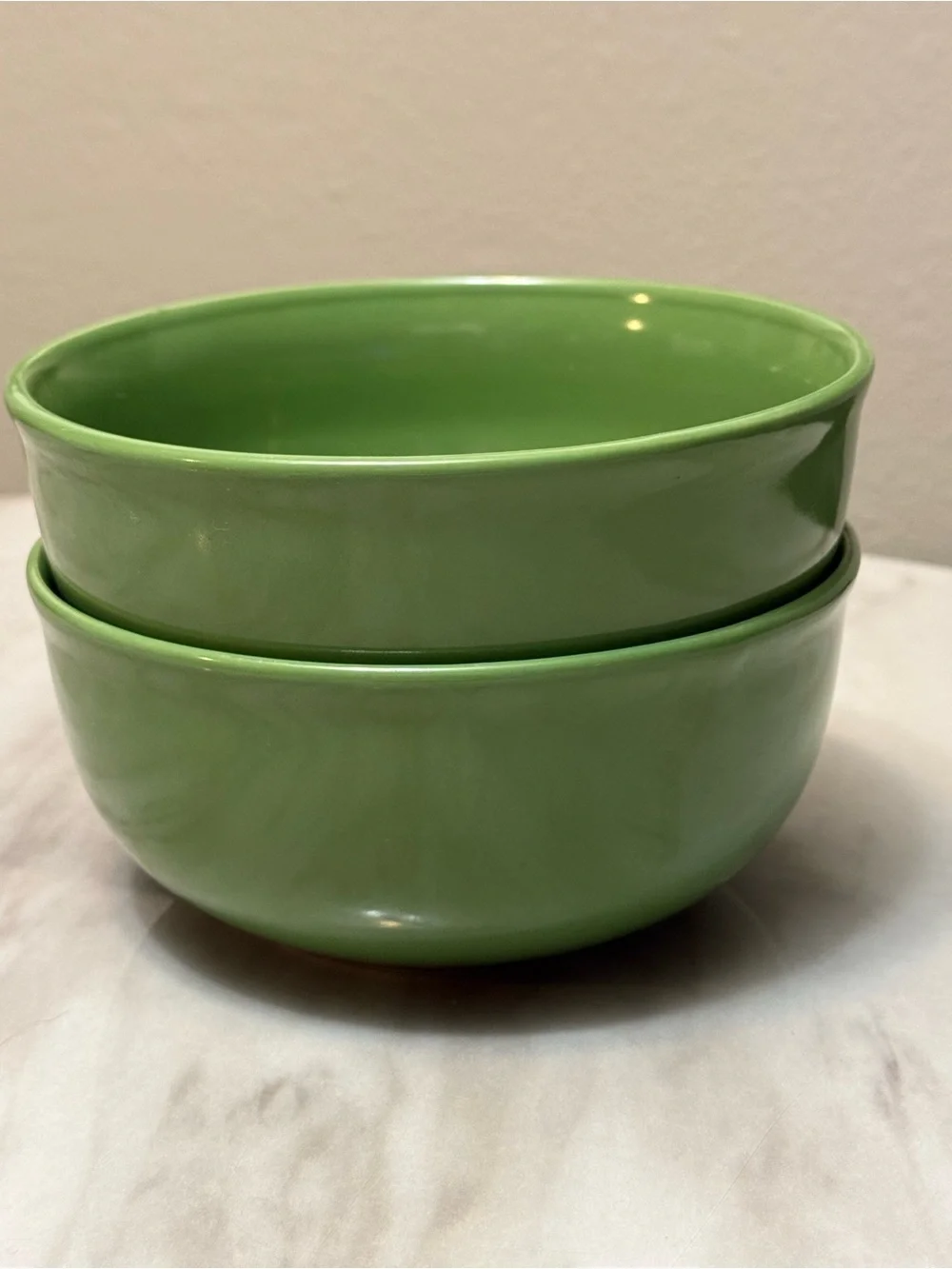 Royal Norfolk Solid Green Cereal Bowls 6” R Set If 2